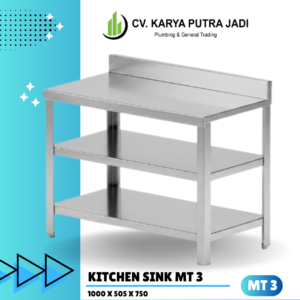 Meja Dapur Stainless MT3
