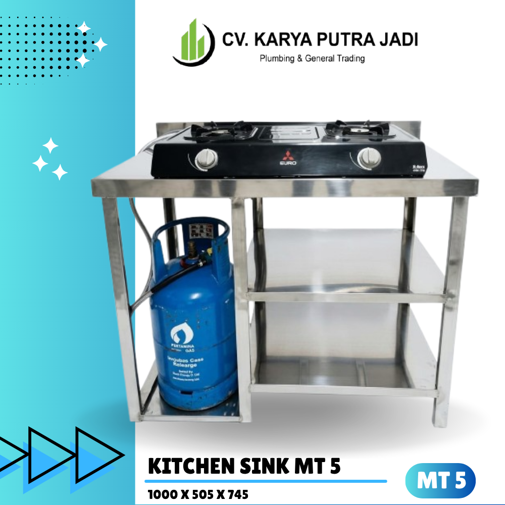 Meja Kompor Stainless MT5