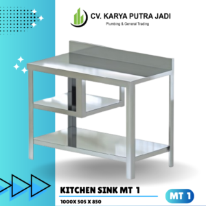 Meja dapur stainless MT